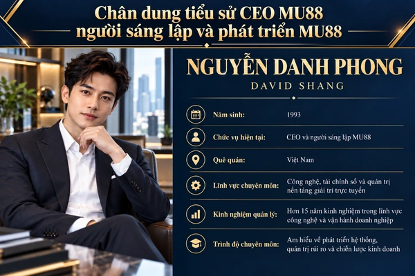 Chân dung CEO MU888.City Chân dung CEO MU888.City